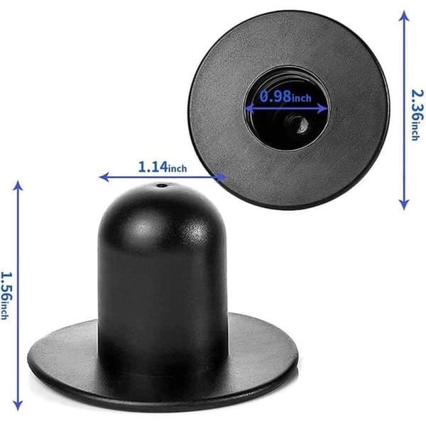 Väggpluggar för Intex och Bestway pooler - 4-pack - Vita - 3,2 cm diameter