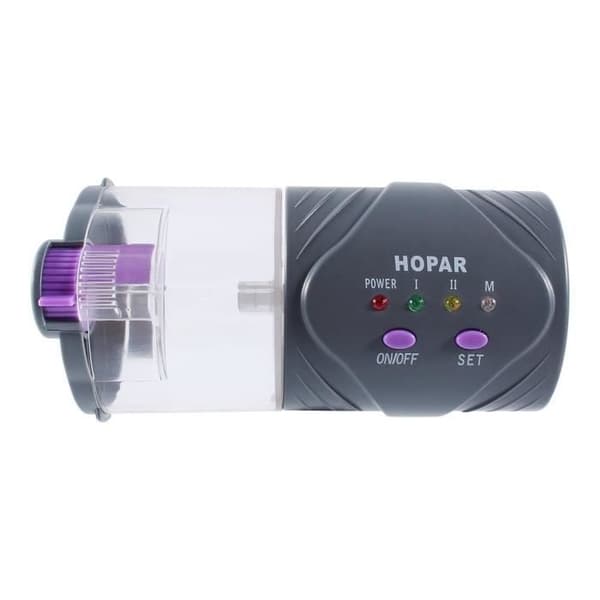 (Vist som billede) Akvariefoderdispenser - ZJCHAO - H-9000 - Batterier - Plastik -