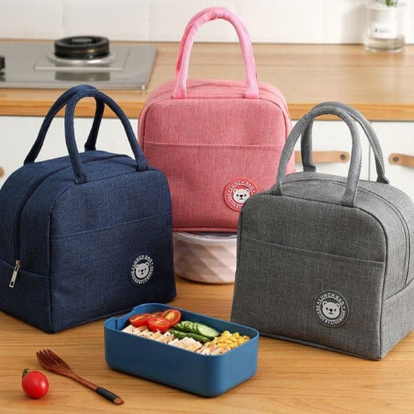 Isolerad lunchväska Bentobox Termisk picknickväska