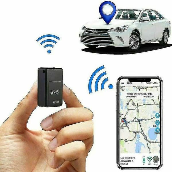 Magnetisk GPS-tracker, GPS-tracker, sanntidssporingsenhet, mini magnetisk biltracker
