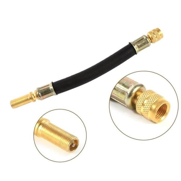 4x 140mm Flexibel Däckventilförlängning Hjul Däckadapter Van Transit + Klämmor -DBA