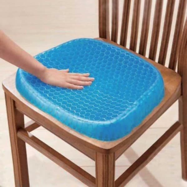 (Blå)Kudde - GENERIC - Honeycomb - 35 cm - Kvadratisk - Inomhus