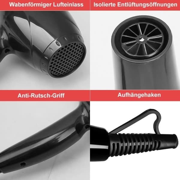 Profesjonell hårføner Hårføner Hårføner Hårføner Diffuser