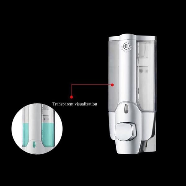 Professionel håndvaskemiddeldispenser, til kompatible 350 ml sæbepatroner, vægmonteret