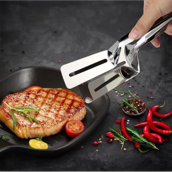 Kjøkkentang - Servering - Rustfritt stål - 26 cm - Multifunksjonell - Ergonomisk