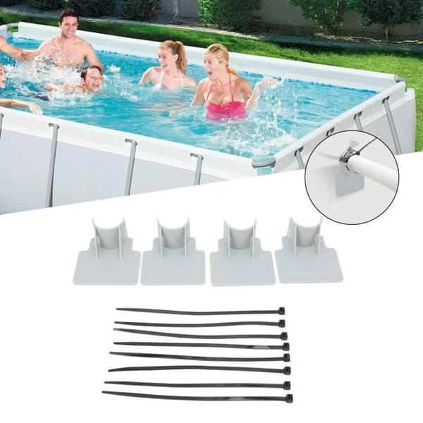 (Grå) VINGVO Poolslangeholder - Grå ABS - DUO