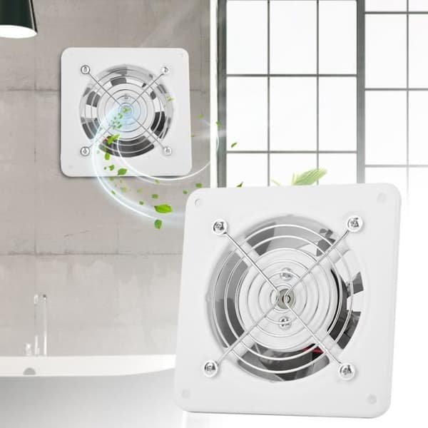 Fläkt Ventilation Utsug Utsug Samlare Toalett Badrum Kök Väggmonterad