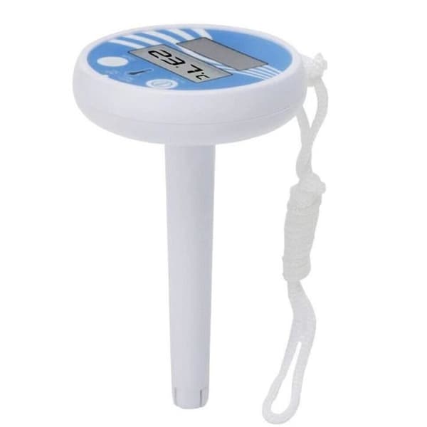 Soldriven digital temperaturindikator pooltermometerkedja för pool, spa, bubbelpool, damm