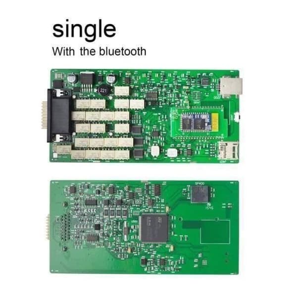 Autocom Auto Diagnostic Tool Bilskannerverktyg Monoboard Grön Bluetooth CDP+ för Bil Lastbil Fordon