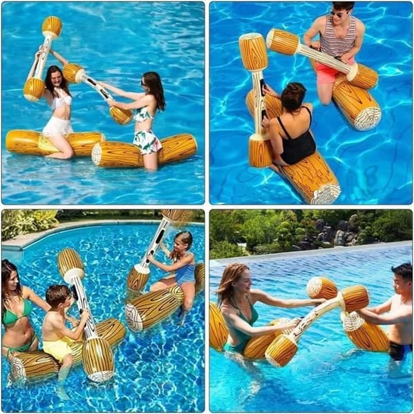 Flytende treleker - 4 stk - Pool Party Raft Float