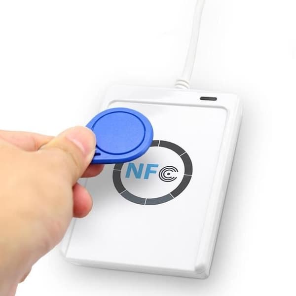 NFC RFID-leser/skriver ACR122U Gratis programvare ISO14443A/B+ i hvitt -