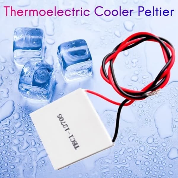 TEC1-12705 Termoelektrisk Peltier-køler 40x40 mm TEC12705 Peltier-elementmodul til køleplade plus køler