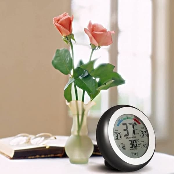 Termometer Hygrometer - SNAKIOX - 430 - LCD - Trådløs - Sort
