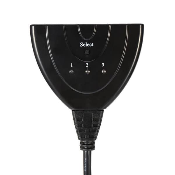 HDMI-adapter - DILWE - 3 porter - 1080P - 3D-støtte - Automatisk bryter