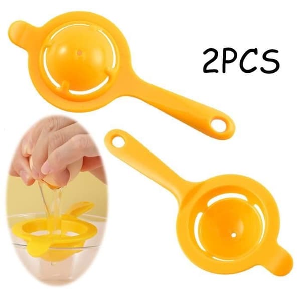 Eggseparator, plast eggeplommeseparator, eggdeler, eggehvitefilter, eggsil, for restaurant (2