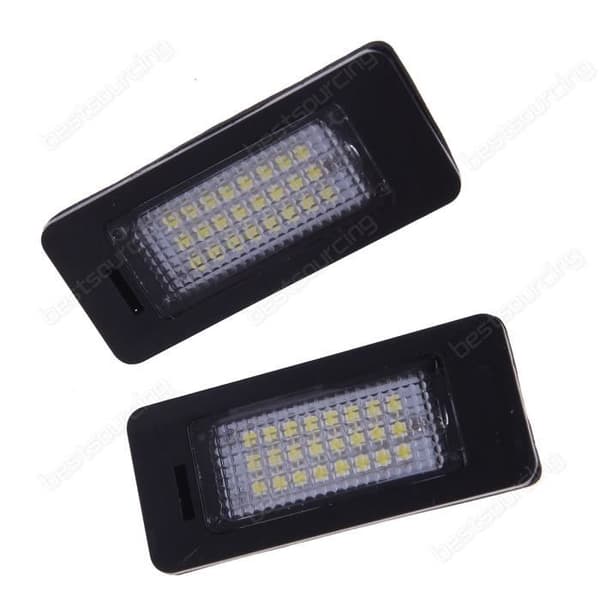 Bakre LED-skyltbelysning för BMW E90 E92 E93 E46 E39 E60 E61
