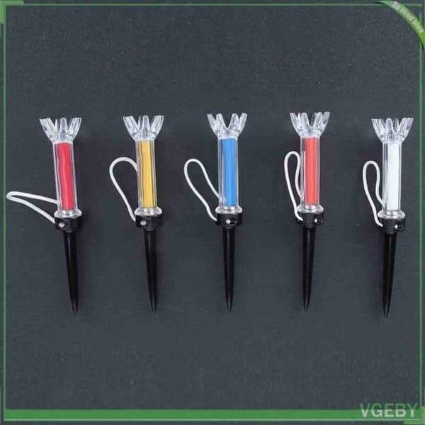 Golftees - V GEBY - 5 st - Magnetisk Plast - 79 mm - Elastisk och Hållbar