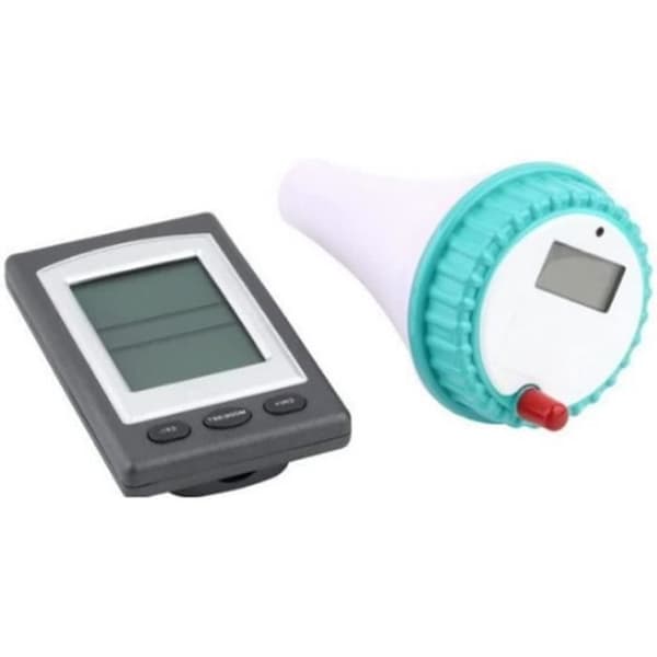 Pooltermometer Trådlös fjärrkontrolltermometer med LCD-skärm för pooler, spa, A174