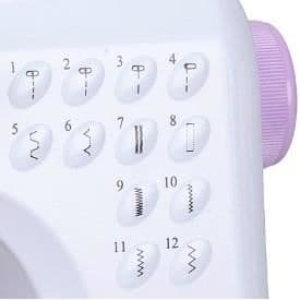Symaskin - EMERIO - SEW-121820 - 12 programmer - Trådkutter - Forenklet itræer