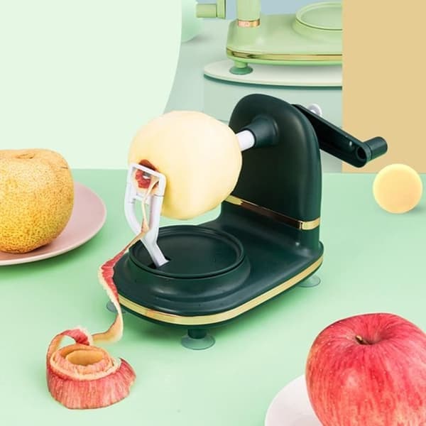 (Mørkegrønn) Epleskreller - MINIFINKER - Rustfritt stål - Mørkegrønn - Moderne design - Multifunksjonell
