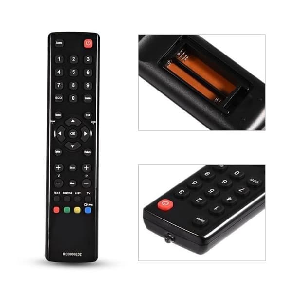 Erstatningsfjernkontroll for TCL RC3000E02-XIU