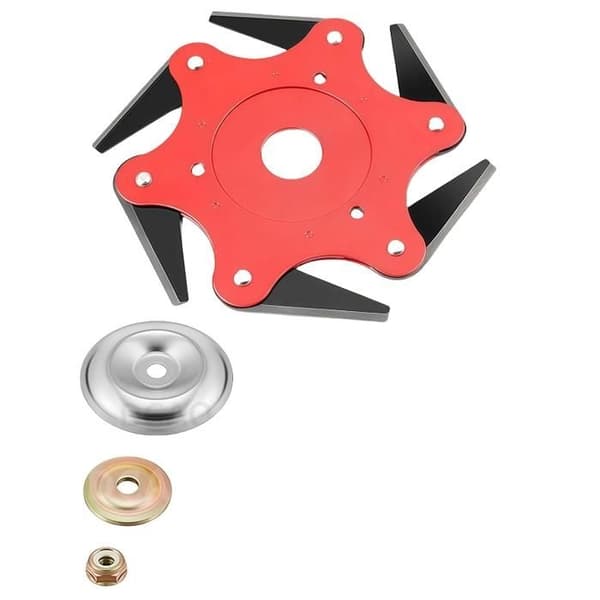 Hagehode for ugresstrimmer, tilbehør til ugresstrimmerhode, 6" universelt stålklippehode, reservehode