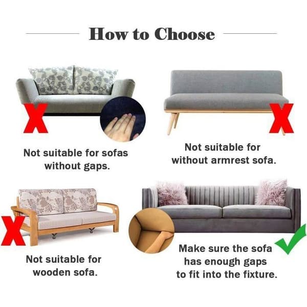 Trekk til elastisk sofa til 2-seters sofa med armlener, blomstermønster, rød