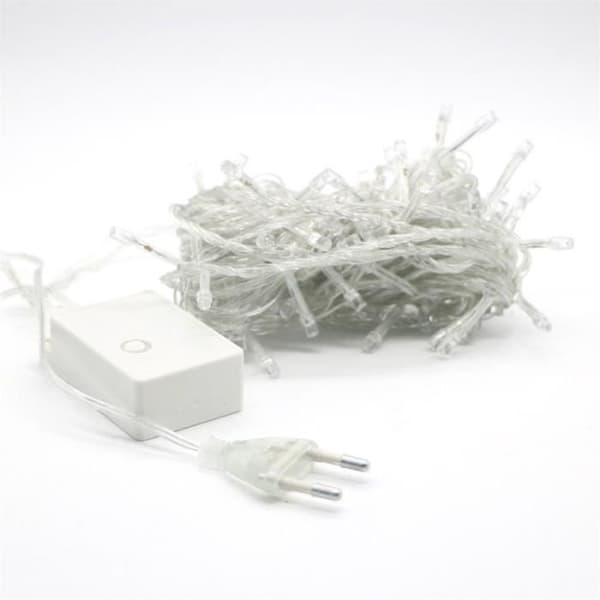 (Rosa) LED-lyslenke 10M 100 LED-lys - Rosa