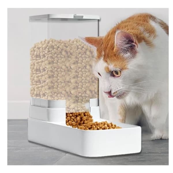 Automatisk vanddispenser til katte - vanddispenser til hunde - foderautomat til kæledyr