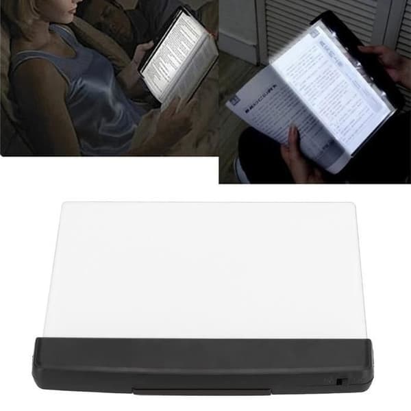 (Sort) Lightwedge LED læselampe - Sort - Læselampefunktion - Moderne design