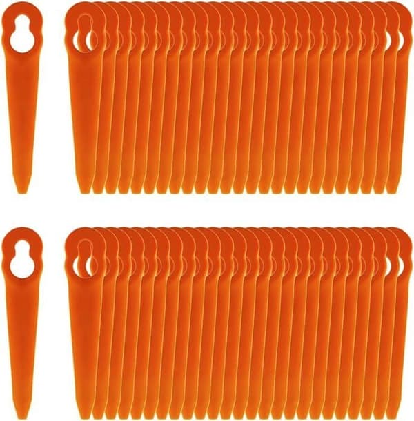 Pakke med 100 plastblader til Stihl PolyCut 2-2, PolyCut 3-2, FSA 45, FSA 57 og FSE 52 gresstrimmere