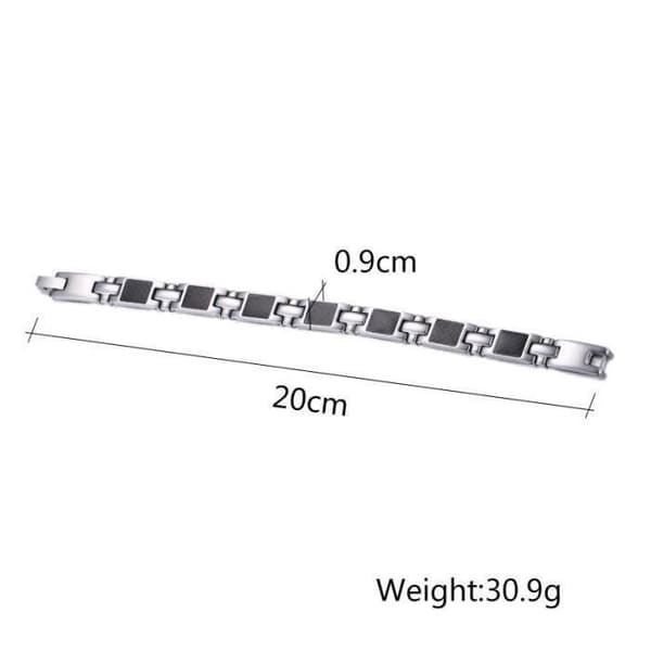 Magnetisk stålarmbånd i karbonfiber for