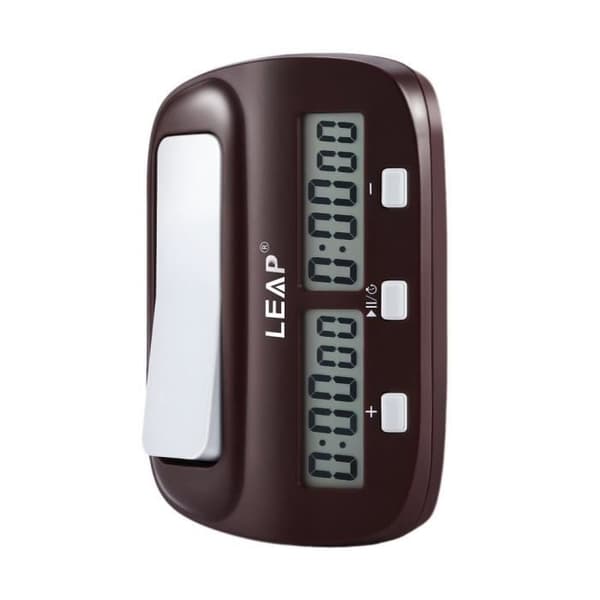 Professionell kompakt digital schackklocka med elektronisk timer och LED-displayer