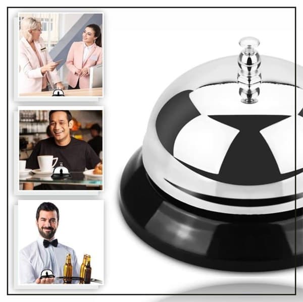 Räknare, Ringklocka, Receptionsringklocka, Uppmärksamhetklocka, Servitör, Serveringspersonal, Servicelarm, Hotell