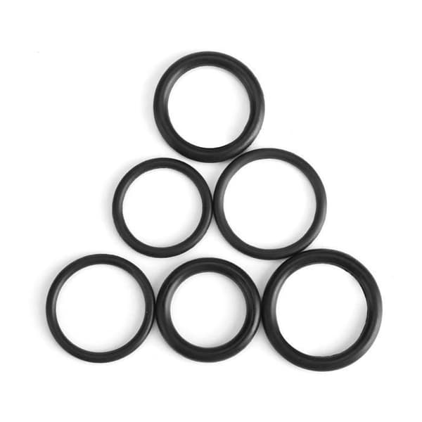 (Sort) Gummi O-ringe Assorteringssæt - Sort - O-ring Skive - Hydraulisk VVS