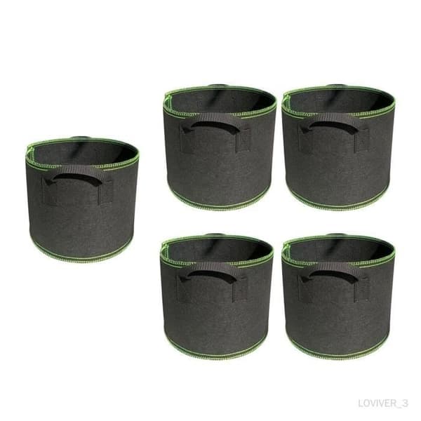 Plantepose i ikke-vevd stoff – solid og gjenbrukbar – 7 gallon
