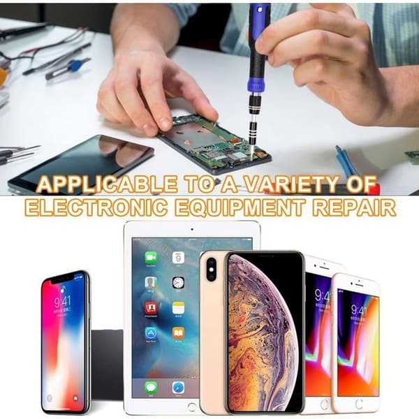142 i 1 magnetisk præcisionsskruetrækkersæt til reparation af computer, MacBook, iPhone, smartphone og ur
