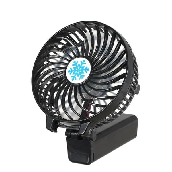 Mini bærbar USB-batteriventilator, foldbar airconditionventilator, foldbar ventilator, minikøler