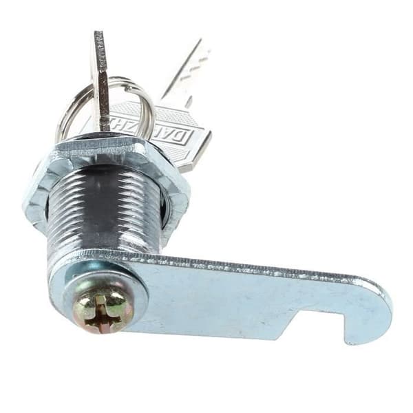 Kamlåsecylinder til postkasse/skuffe, 20 mm, og 2 nøgler