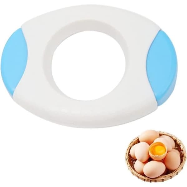 Eggeskallkutter for harde og myke egg, enkel å bruke, egnet for alle eggstørrelser.