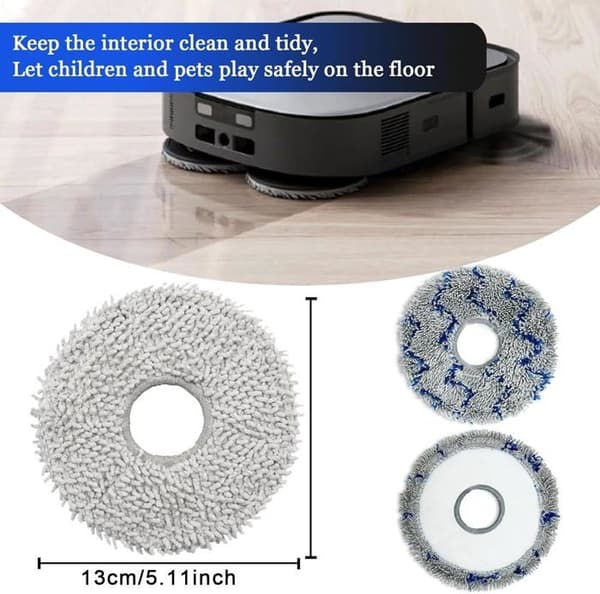 Tilbehørssæt til Ecovacs Deebot X2/X2 Omni/X2 Pro Dex86 robotstøvsuger reservedele, hovedbørste