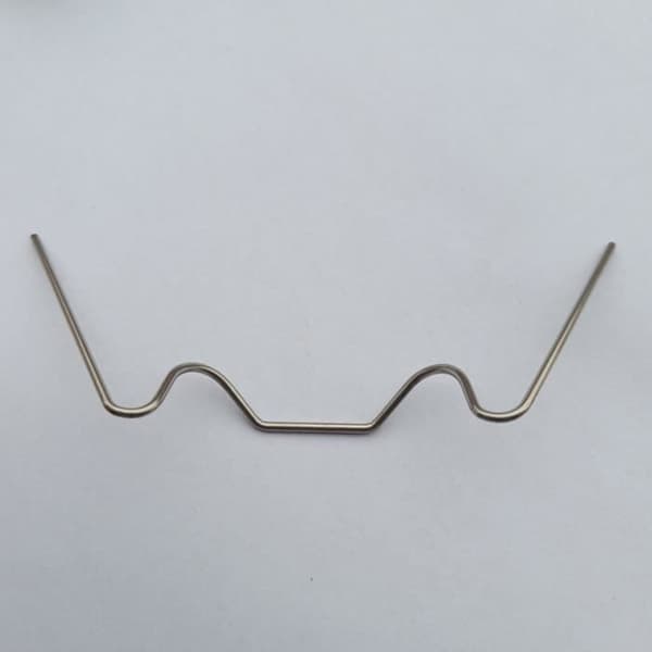 HOMYL Drivhusglasklemmer - Model W - 304 Rustfrit Stål - 100 stk. - Rustfri
