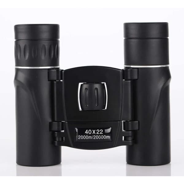 40x22 HD Kikkert Kraftig 2000M Sammenfoldelig Mini BAK4 FMC Optik - Sort