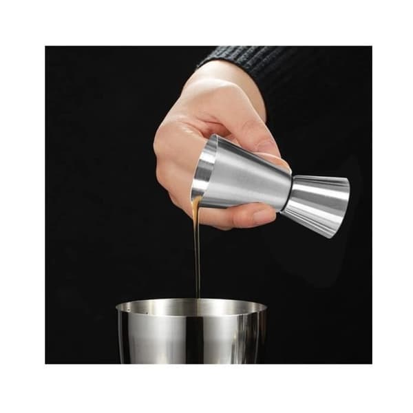 (Rustfrit stål) Cocktail Jigger - Ikke specificeret - Dobbelt rustfrit stål Jigger - Elegant design - Praktisk og kompakt
