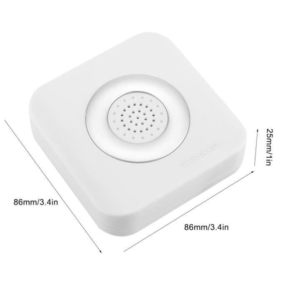 (Som på bilderna) Tbest Doorbell 12V trådbunden dörrklocka hemåtkomstkontrollsystem stöder