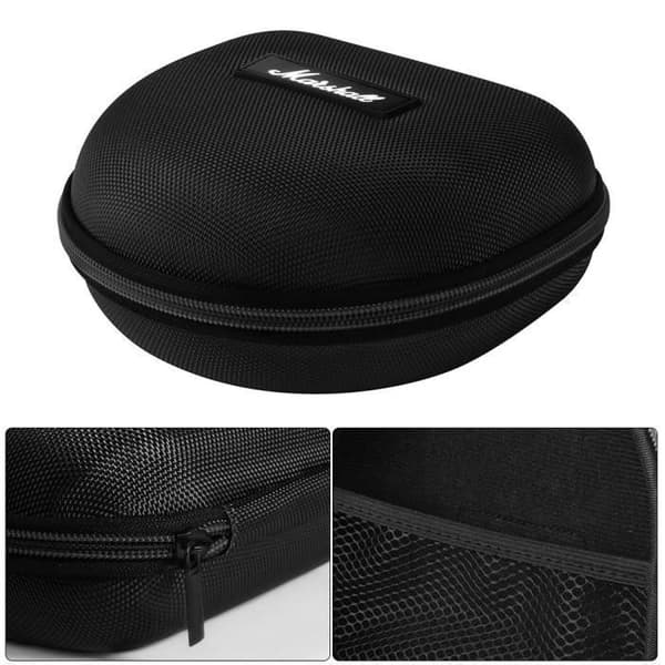 (Sort) Hårdt etui til Marshall Major I/Major II/Mid Bluetooth On-Ear Headset Bærbare Hovedtelefoner