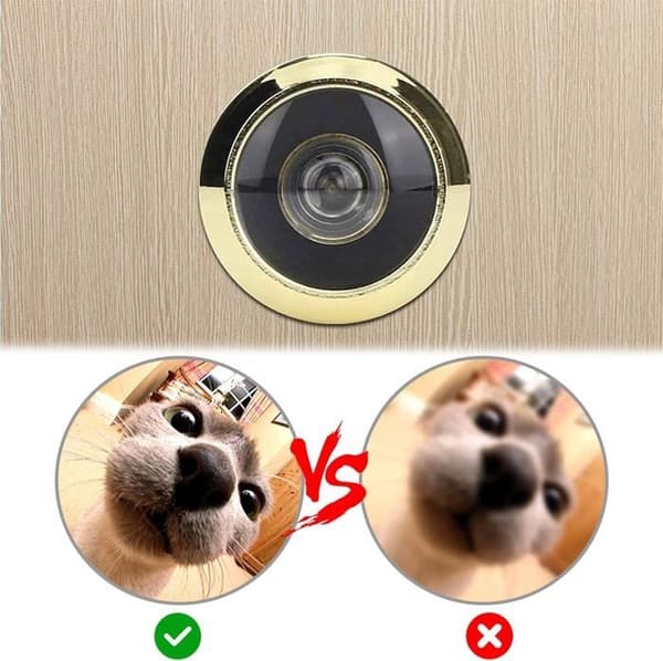 16 mm dörrtitthål, dörrkikare för hemsäkerhet
