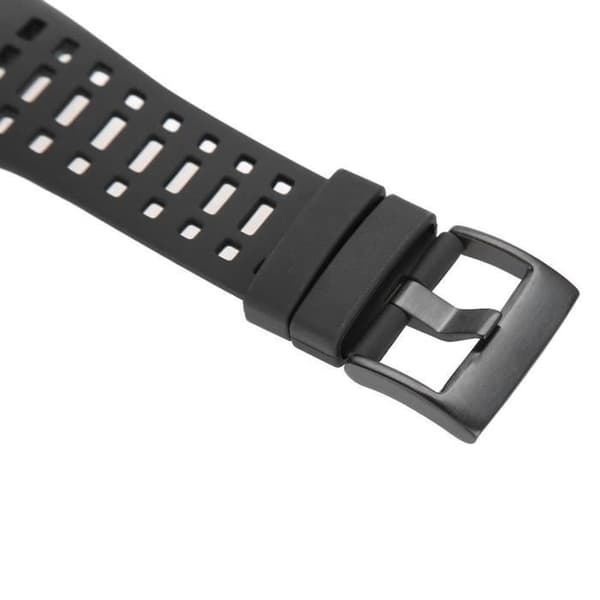 Tbest Watch Accessory Urrem Sort Gummi Urrem til Suunto Ambit 1/2/3 Ur