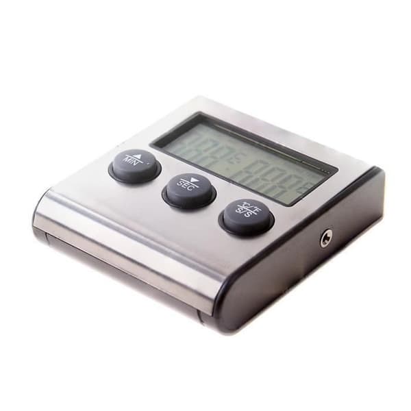 0-300℃ Kökstermometer med prob, Kökstermometer och timer, Digital probtermometer för kött och grill