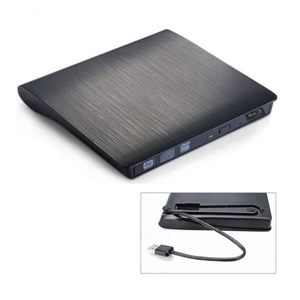 Eksternt optisk drev sort USB 3.0 BD-ROM Blu-ray 4K 3D CD-VCD-DVD-brænder til stationær bærbar computer Notebook